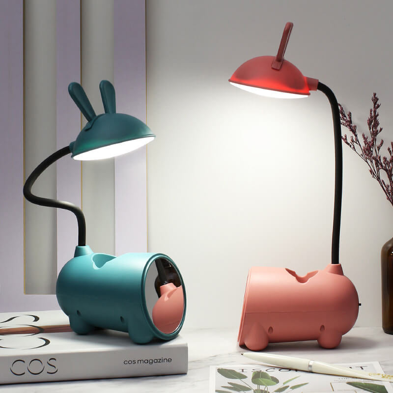 LumiStylish - Lampe de Bureau LED Tactile en Forme de Lapin pour Stylish Workspace