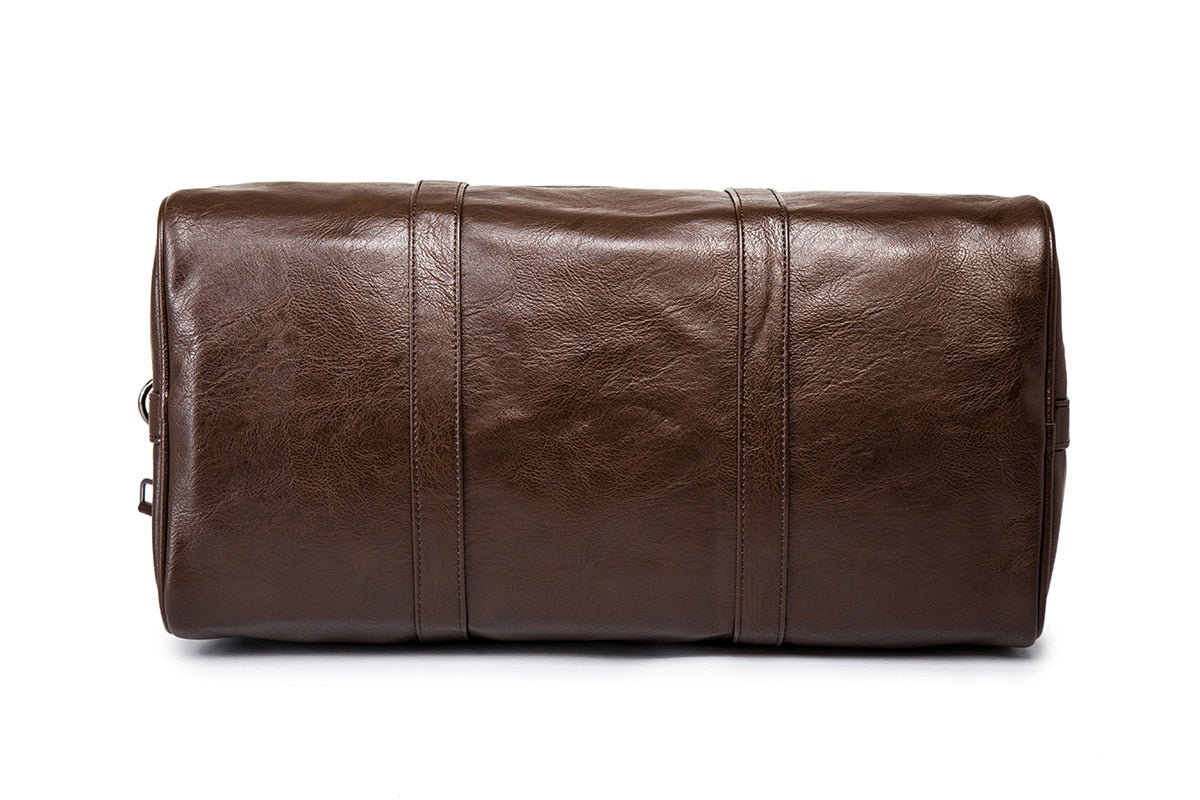 Stylish Leather Men's Bag - Idéal pour les Longs Voyages