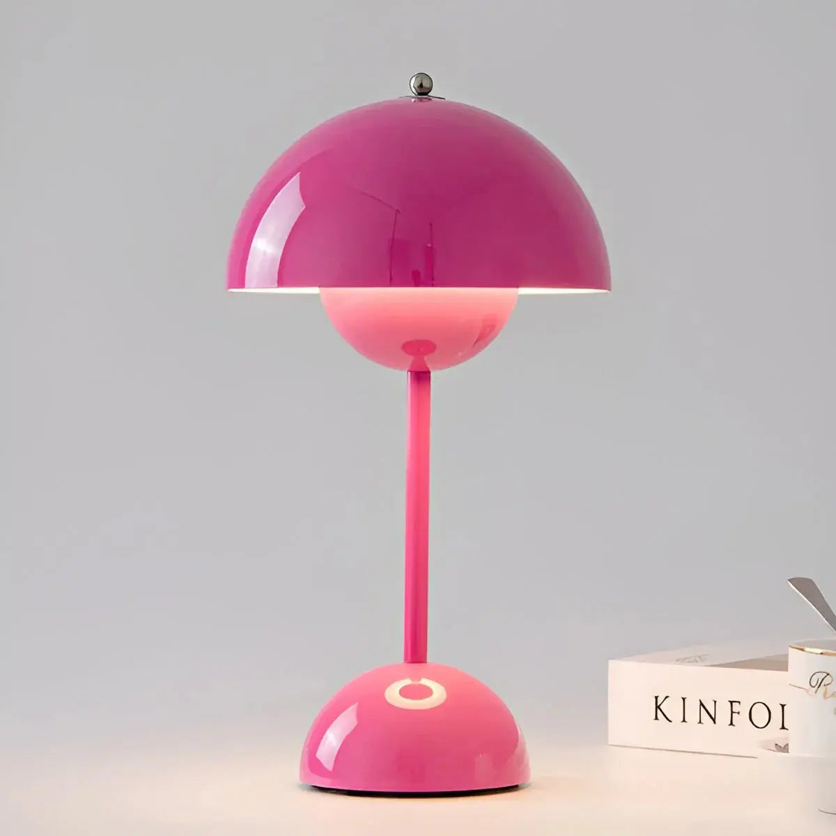 LumiTendance - Lampe de table moderne en acier inoxydable