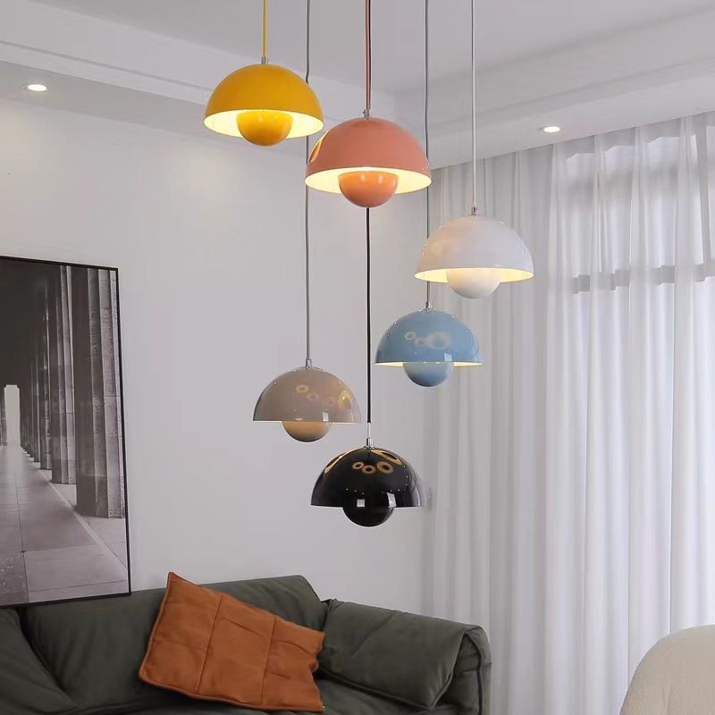 Lumière Suspendue Florale - Applique Scandinave pour une Ambiance Cosy