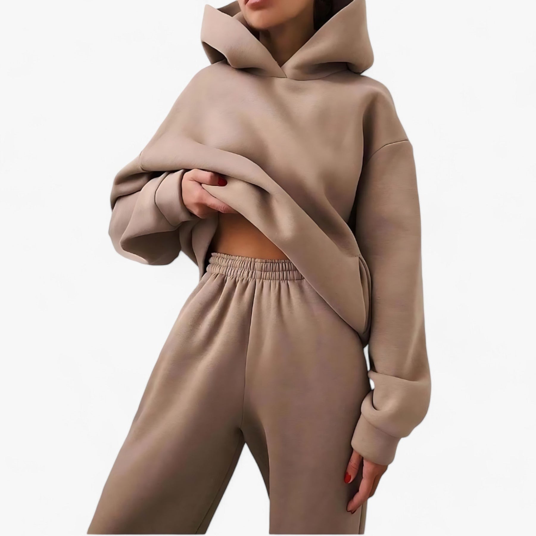 Valeria | Ensemble de Sweat à Capuche d'Hiver - Chaleur Confortable pour les Journées Froides
