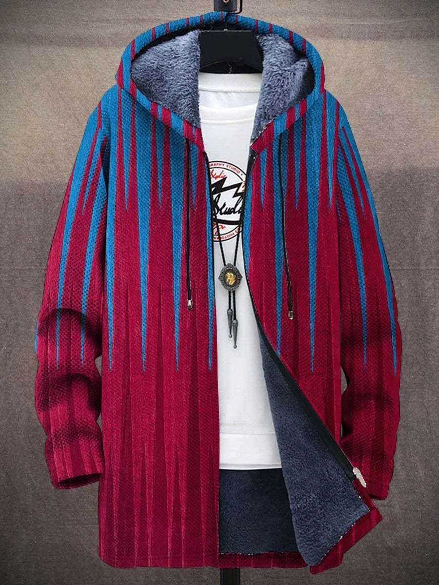 Gilet rétro colorblock pour hommes