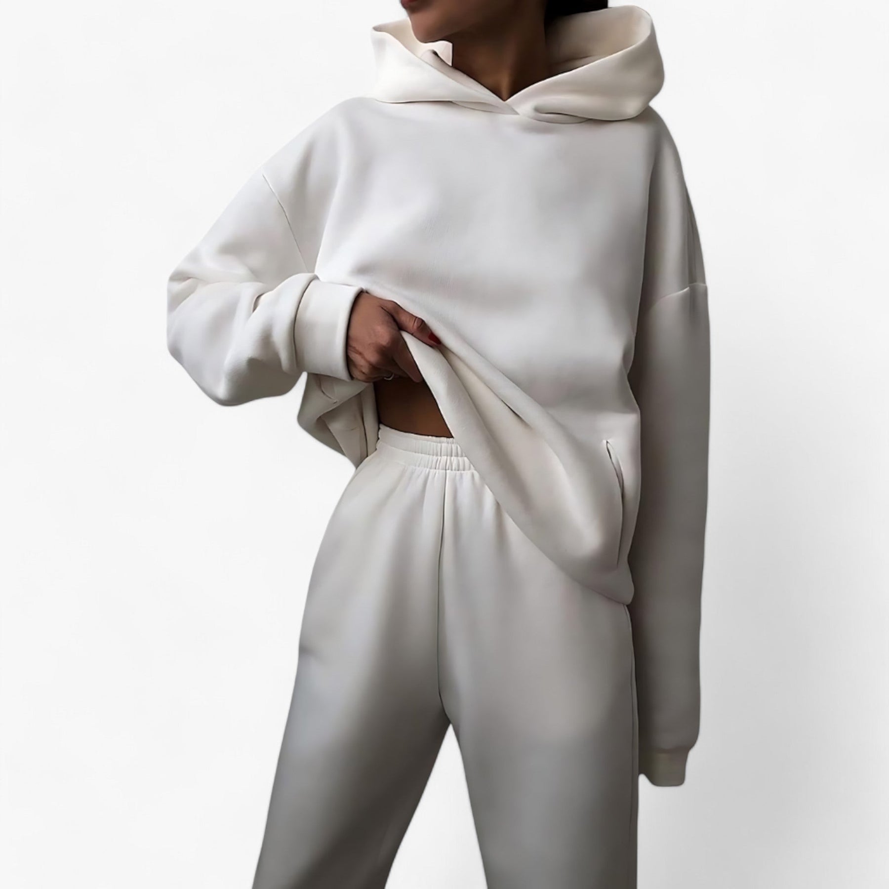 Valeria | Ensemble de Sweat à Capuche d'Hiver - Chaleur Confortable pour les Journées Froides