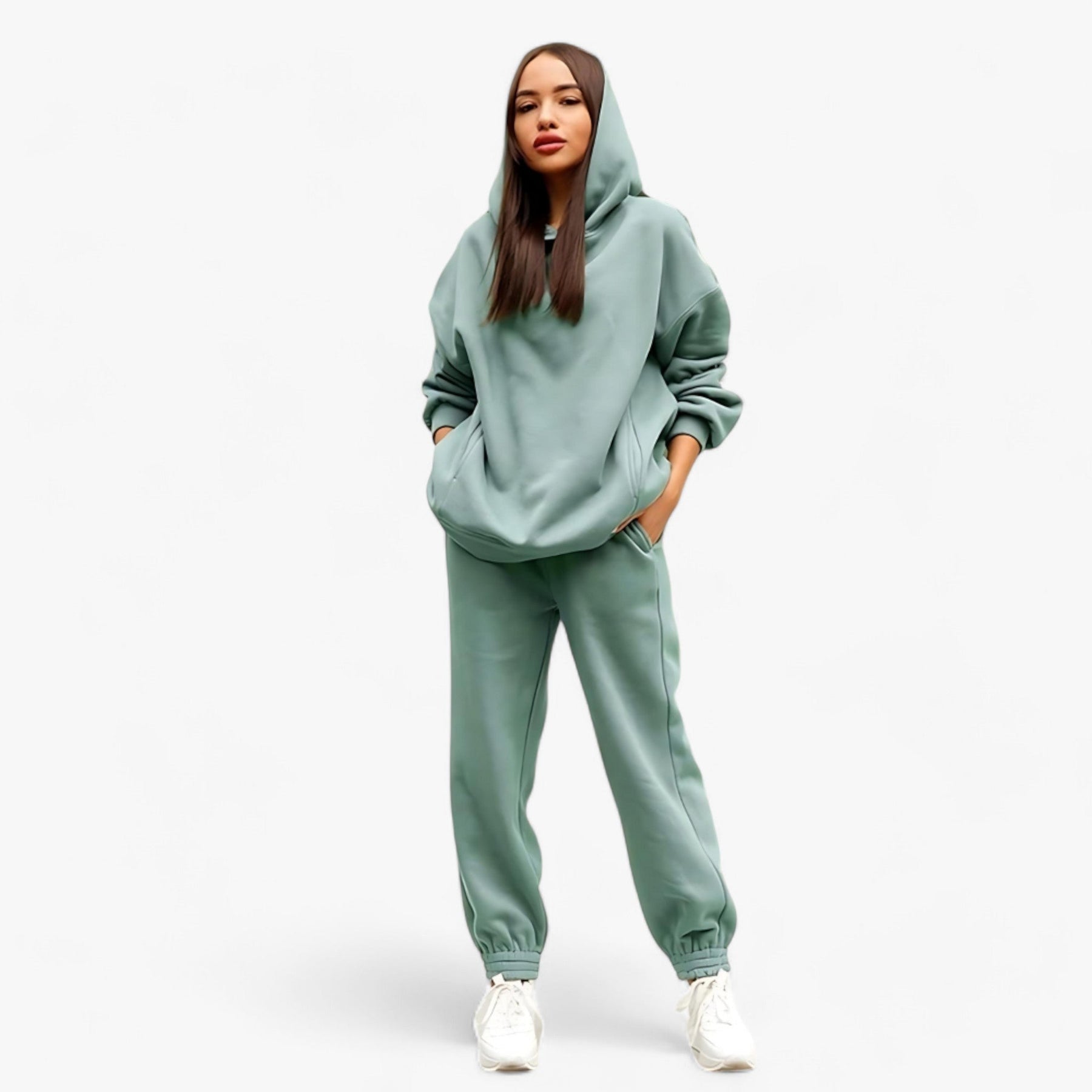 Valeria | Ensemble de Sweat à Capuche d'Hiver - Chaleur Confortable pour les Journées Froides