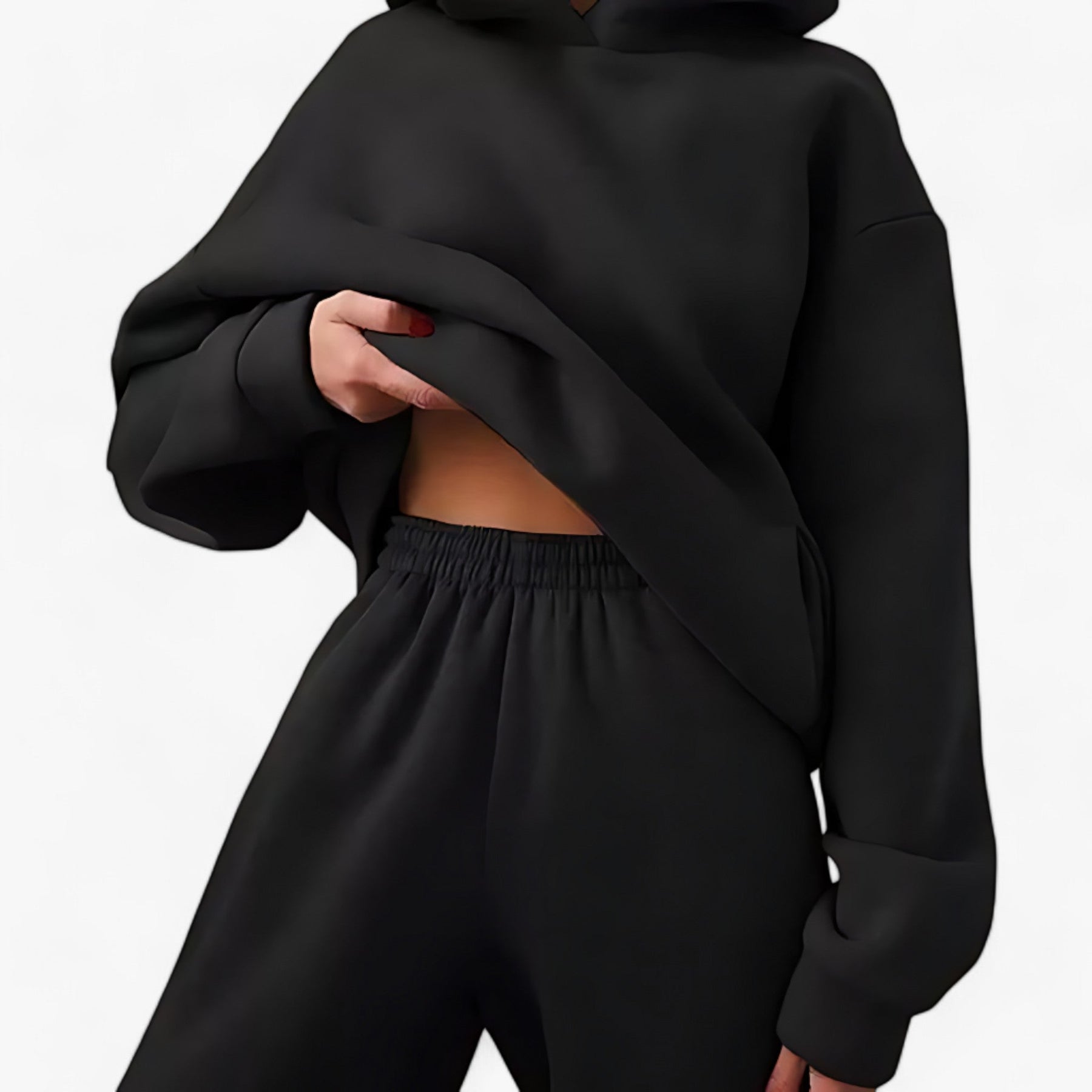 Valeria | Ensemble de Sweat à Capuche d'Hiver - Chaleur Confortable pour les Journées Froides
