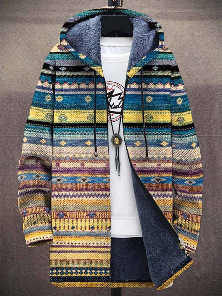 Gilet rétro colorblock pour hommes