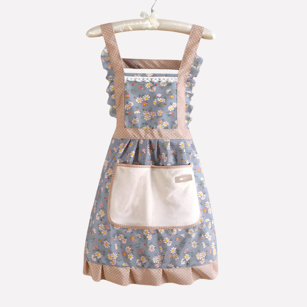 Tablier de cuisine floral