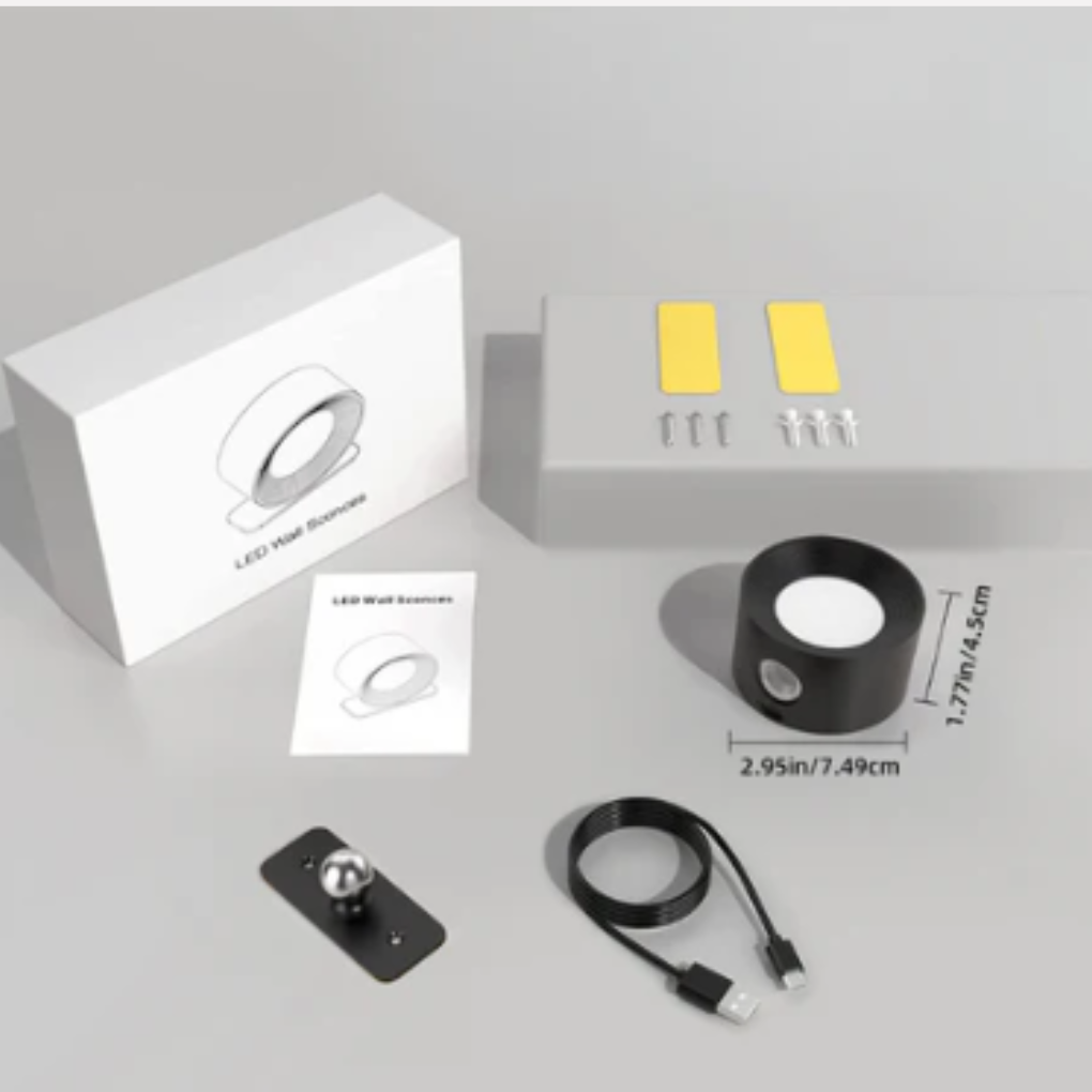 Lumière LED contrôlée par toucher