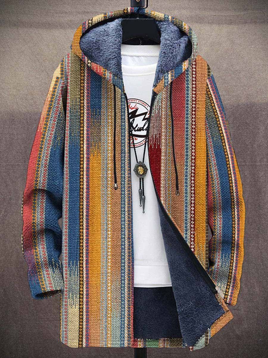 Gilet rétro colorblock pour hommes