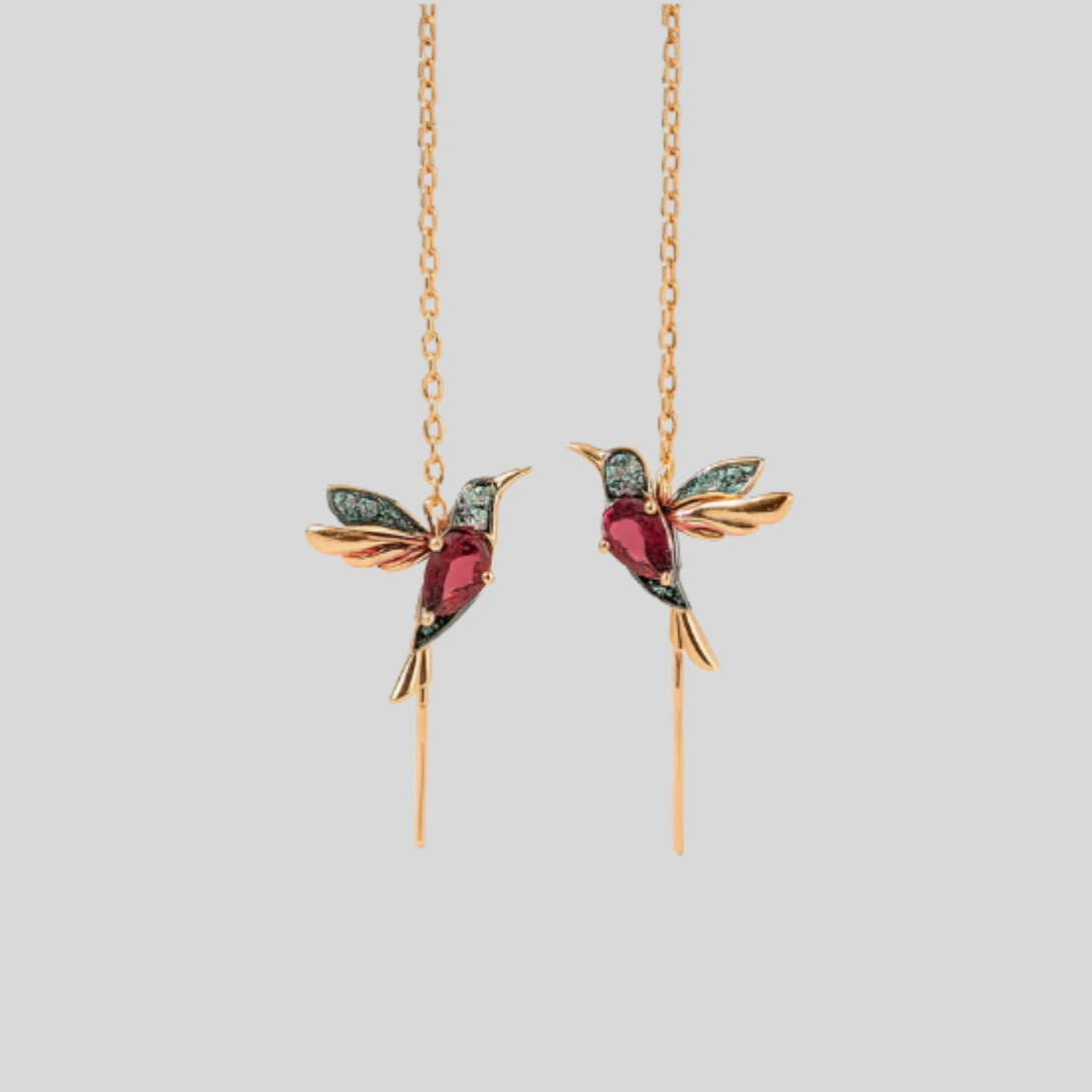 Boucles d’Oreilles Colibri pour Femme