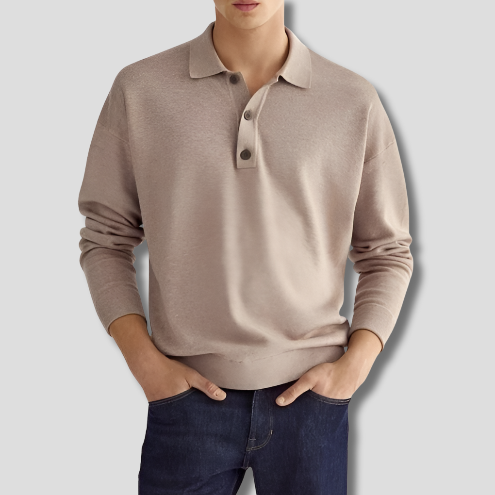 Polo en mélange de coton pour homme – Un style impeccable au quotidien
