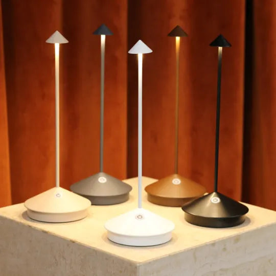 Salume - Lampe de Table LED Minimaliste | Éclairage Sans Fil, Étanche et Dimmable