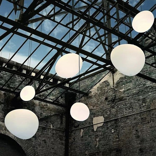 LumièreZen - Suspension en Verre Soufflé pour Une Ambiance Douce
