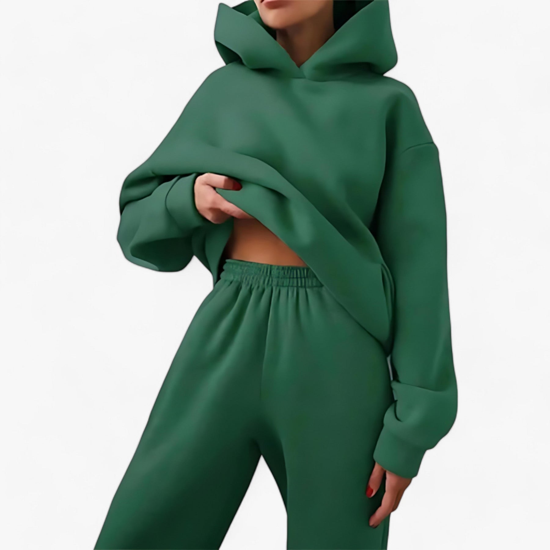 Valeria | Ensemble de Sweat à Capuche d'Hiver - Chaleur Confortable pour les Journées Froides