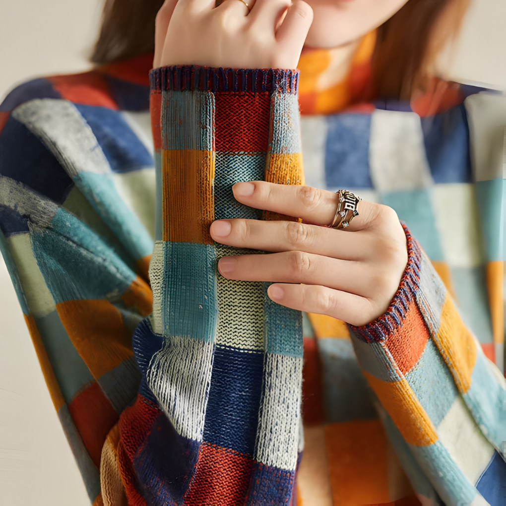 Pull à col montant pour femme
