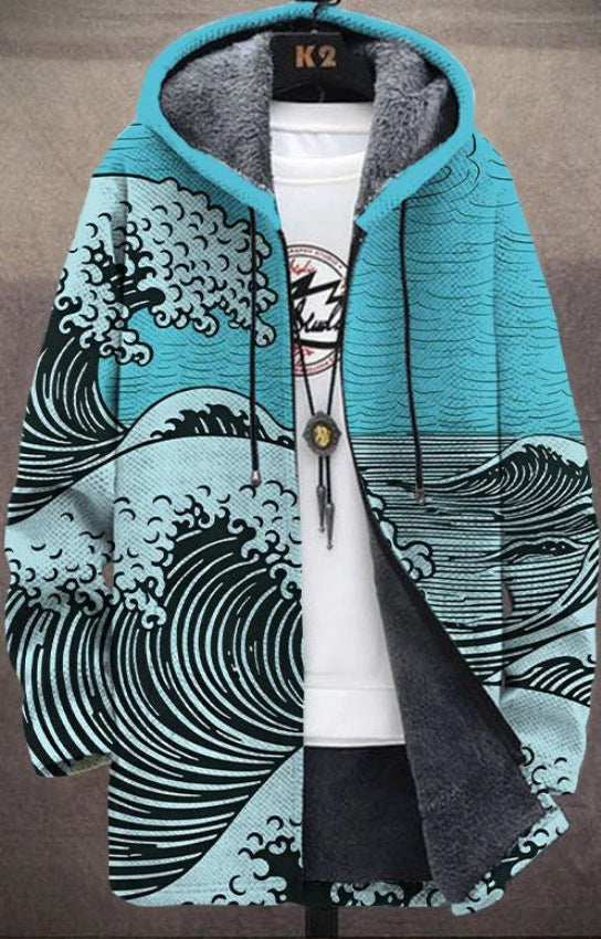Gilet rétro colorblock pour hommes