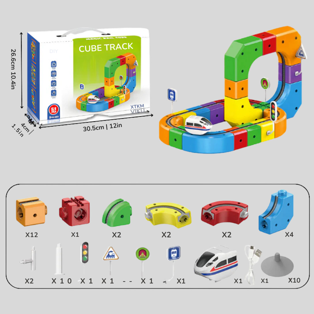 Kit de Construction Train 3D Mécanique