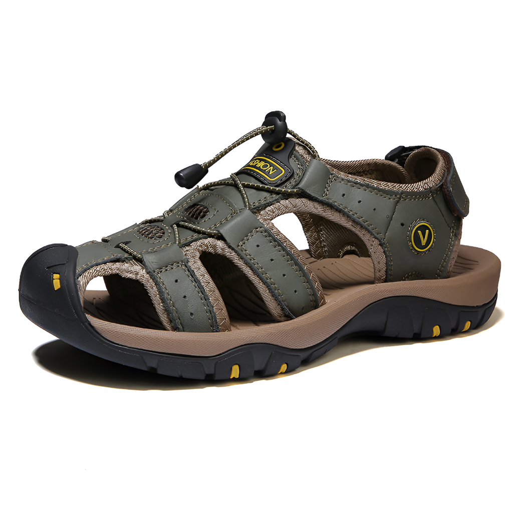 Sandales pour hommes conçues pour l'équilibre avec sangles réglables