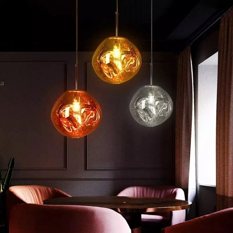 Lumière Fondante - Lampe Suspendue Designer Chic et Artistique