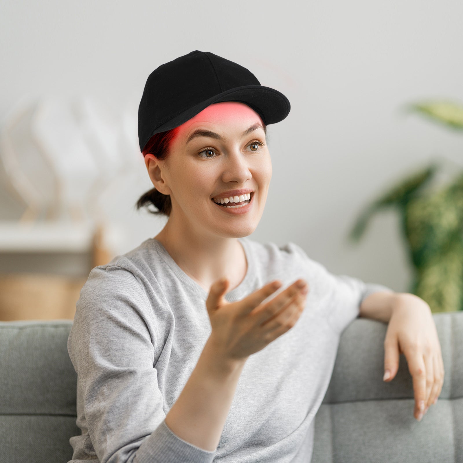 ÉclatHair - Casque Thérapie Lumineuse Infrarouge pour Croissance Rapide des Cheveux