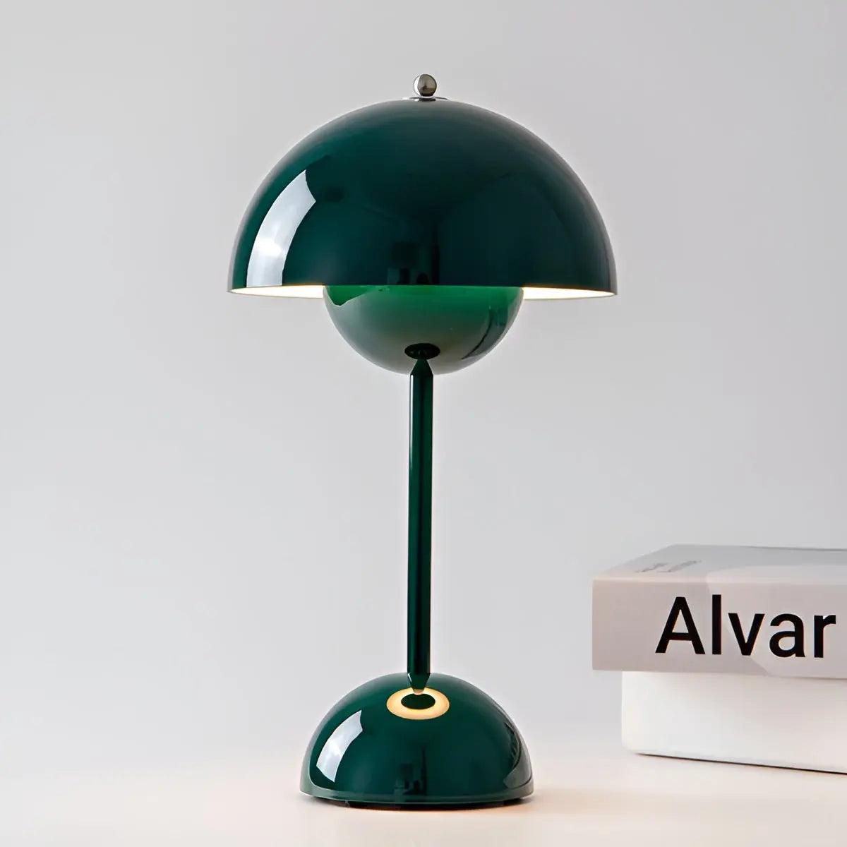 LumiTendance - Lampe de table moderne en acier inoxydable