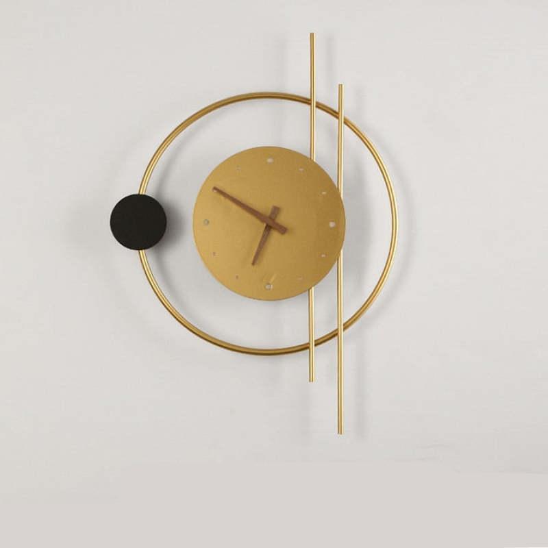 LumiTime - Horloge Mural Chic avec Éclairage LED