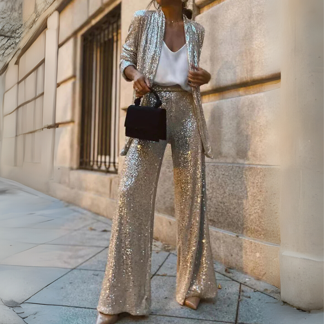 Cardigan scintillant style vacances élégant