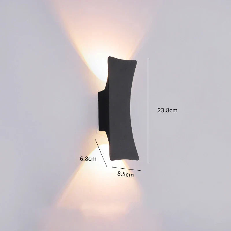 LumièreStyle - Applique Murale Extérieure Minimaliste LED, Design Élégant et Économie d'Énergie