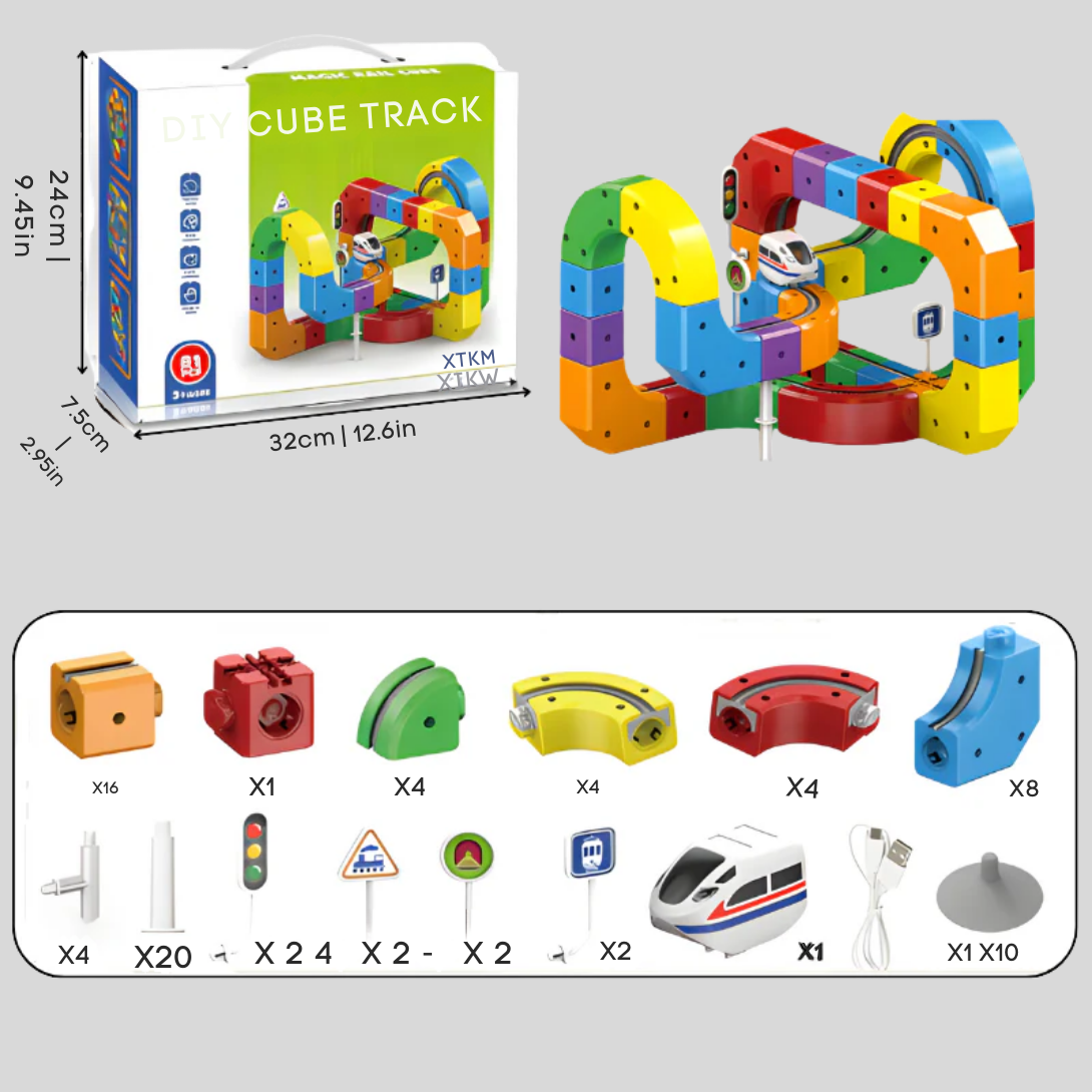 Kit de Construction Train 3D Mécanique