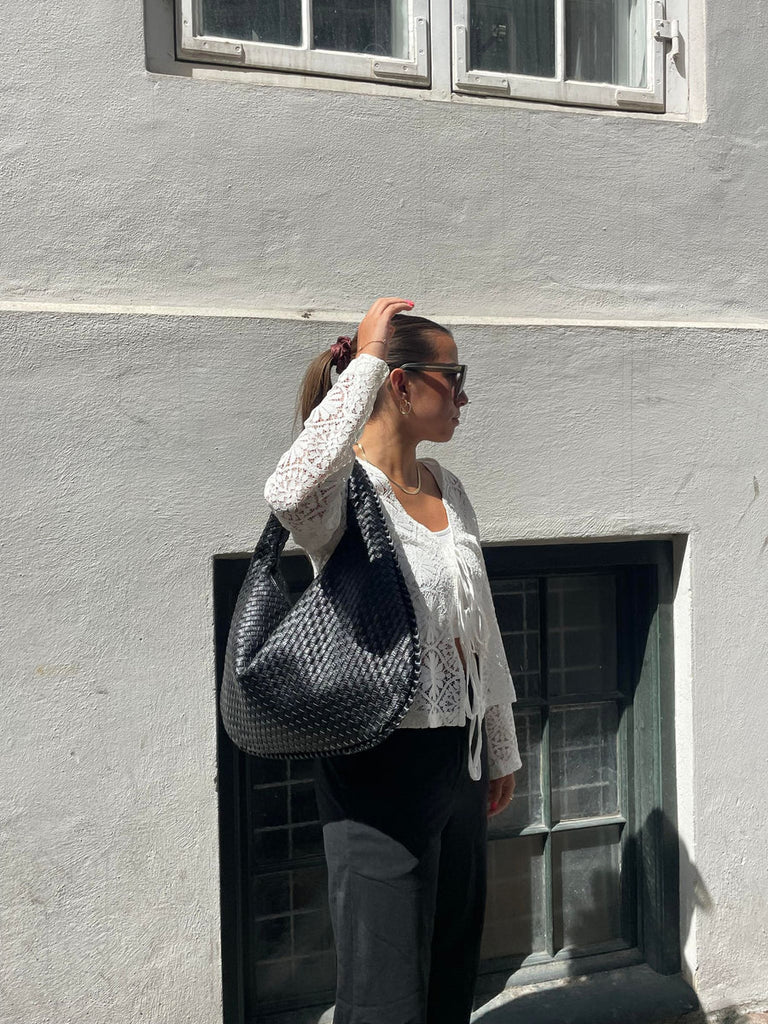 Sassy Bag - Sac à Main Tressé en Cuir Luxueux
