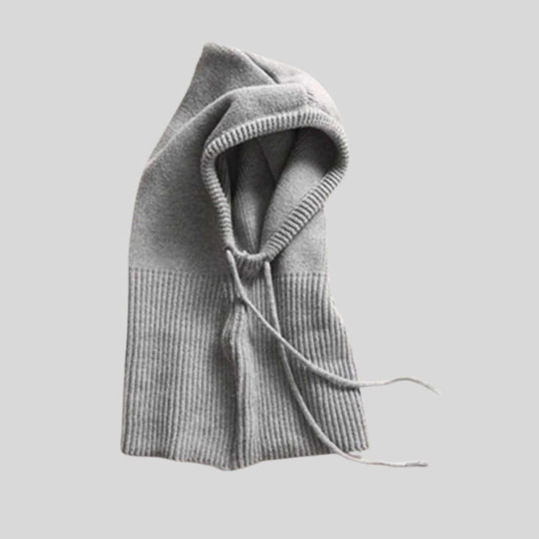 Chaleur de cou à capuche tricotée pour l'hiver