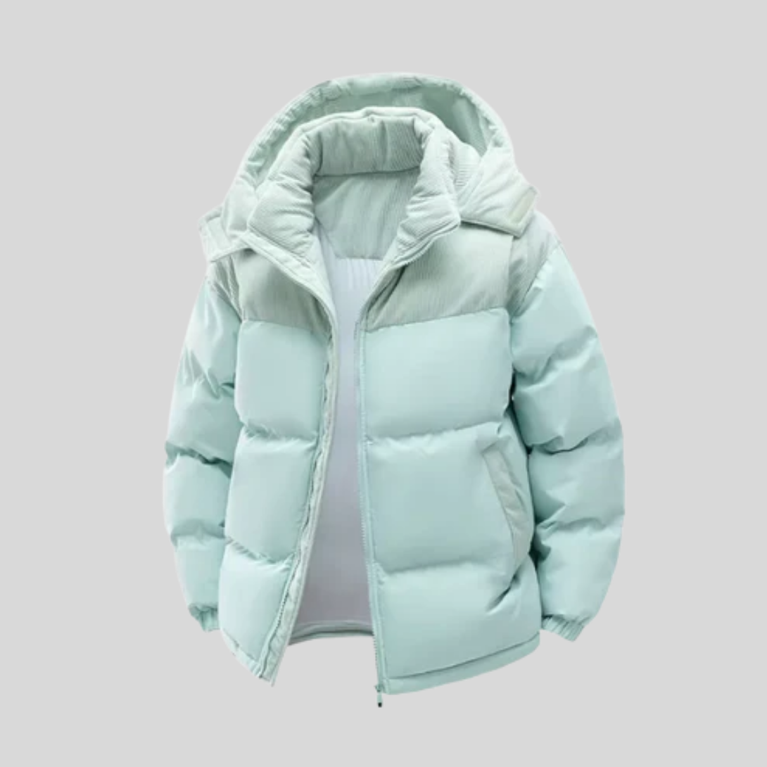 Veste d’Hiver Isolée avec Capuche pour Homme