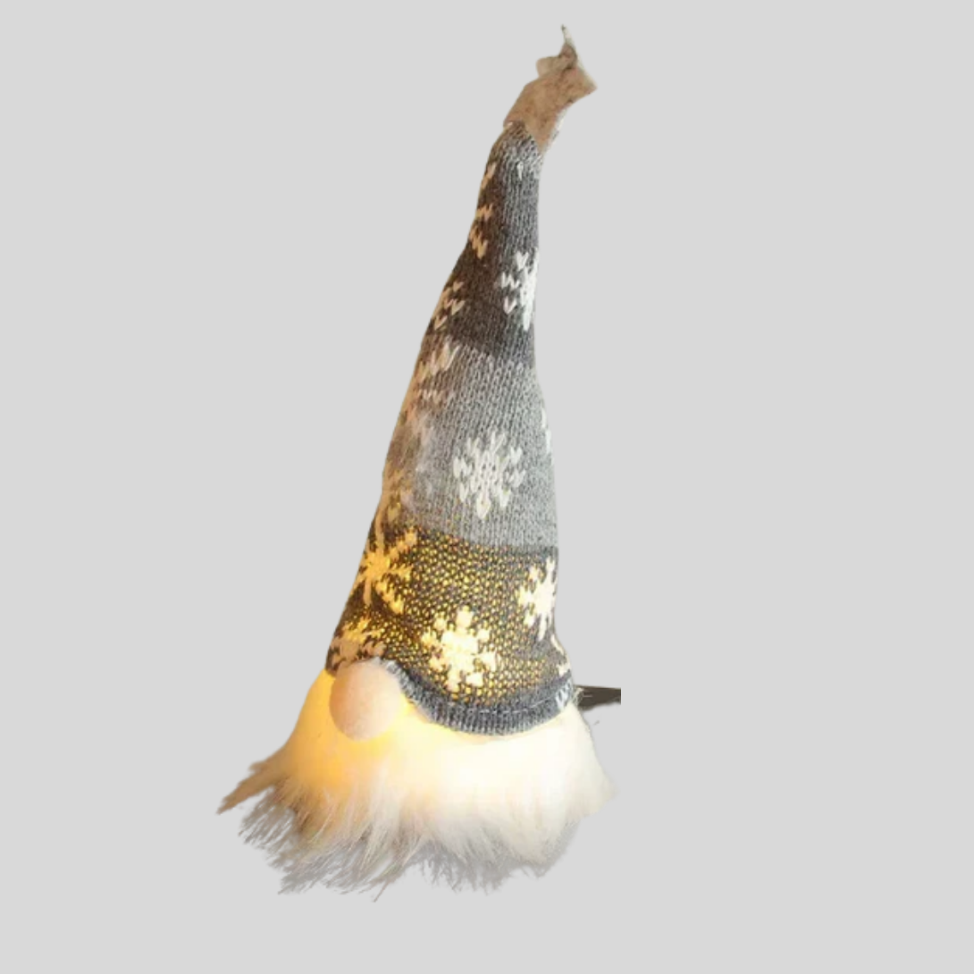 Ornements de Gnomes en Poupée Sans Visage LED