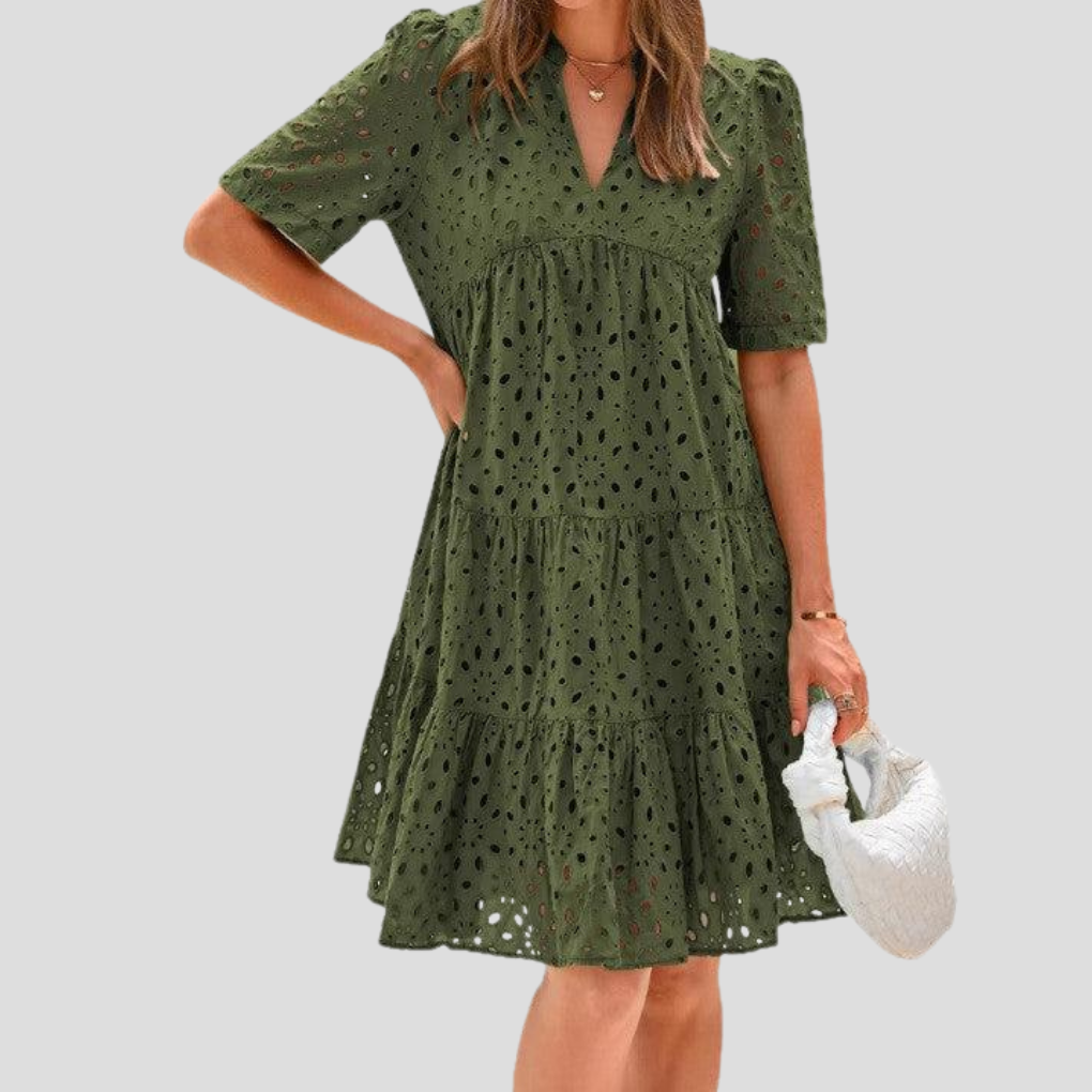 Robe d'été en crochet pour femme