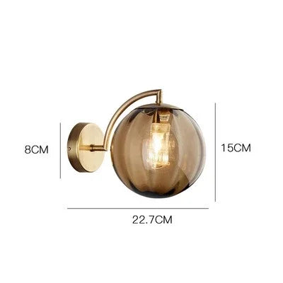 ÉclatLum - Lampe Murale en Verre Moderne pour Ambiance Élégante