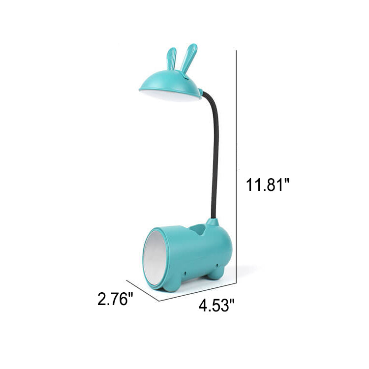 LumiStylish - Lampe de Bureau LED Tactile en Forme de Lapin pour Stylish Workspace
