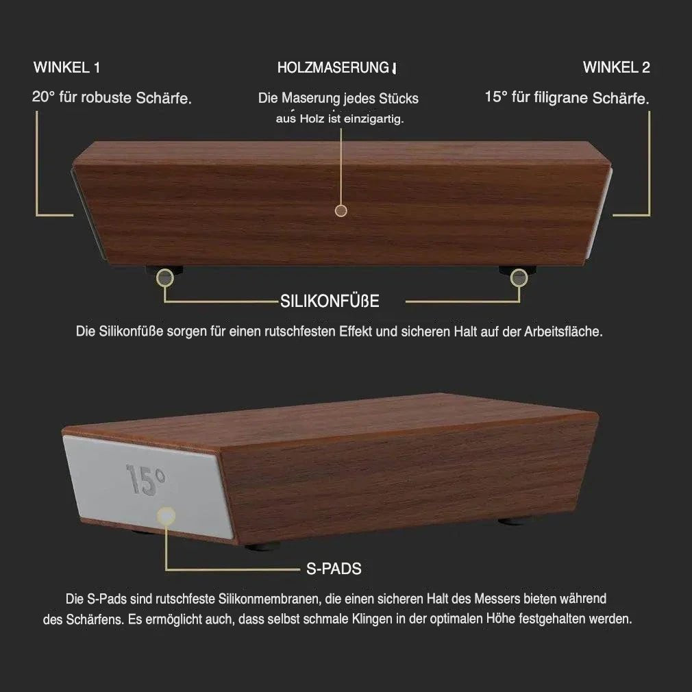 CuisinArt - Set de Couteaux Auto-Aiguisants avec Aiguiseur Professionnel