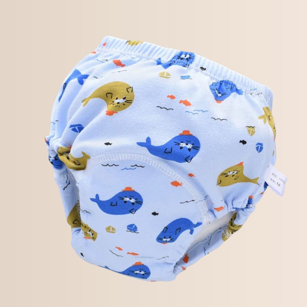 Culottes d'apprentissage réutilisables en coton 6 couches pour bébé