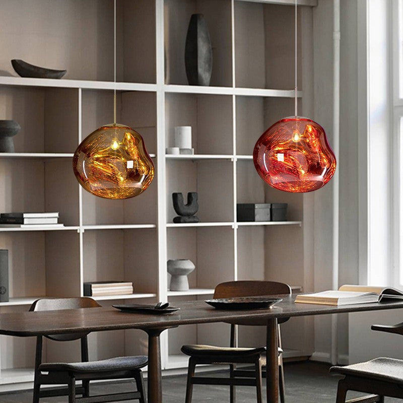 Lumière Fondante - Lampe Suspendue Designer Chic et Artistique