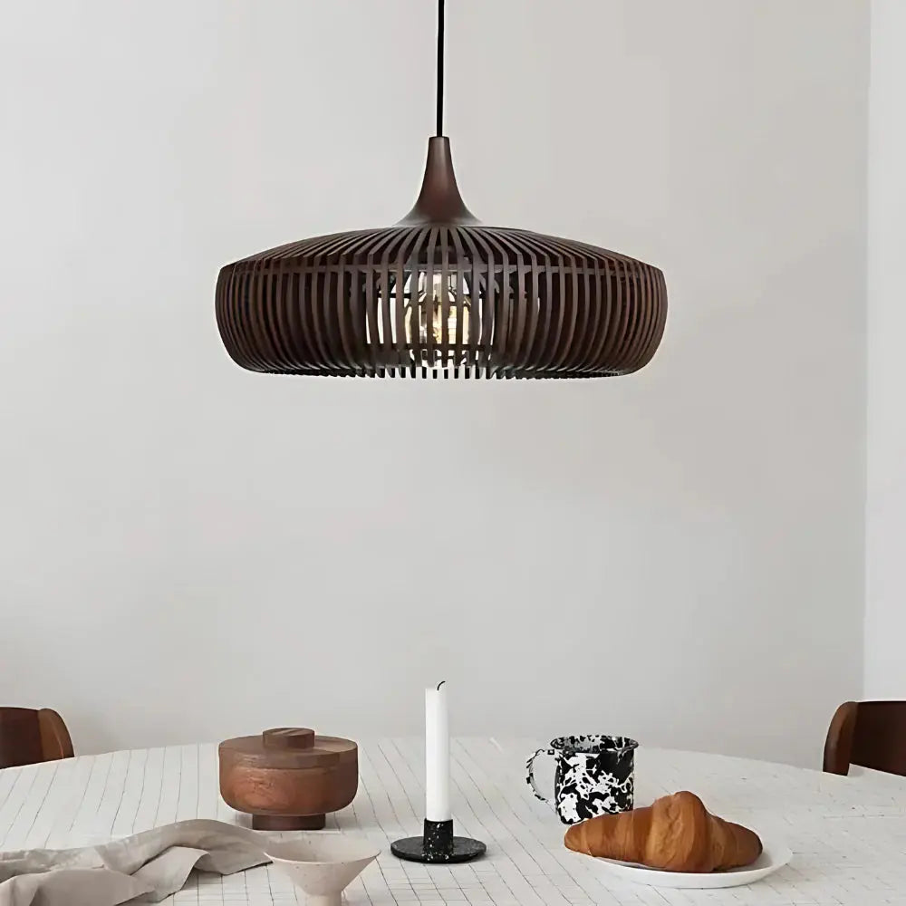 LumiereNoble - Lampe Suspendue Japandi pour une Ambiance Chaleureuse