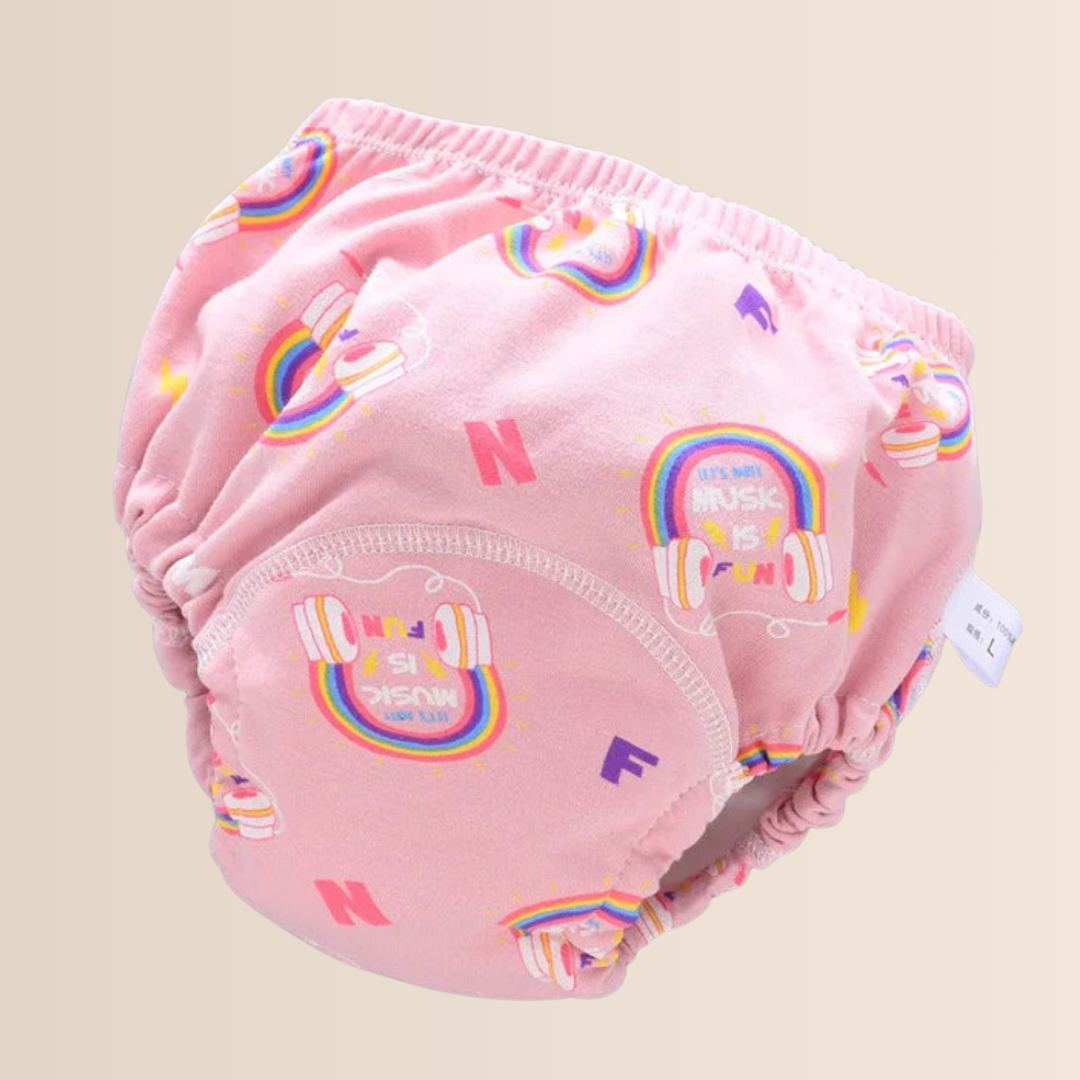Culottes d'apprentissage réutilisables en coton 6 couches pour bébé