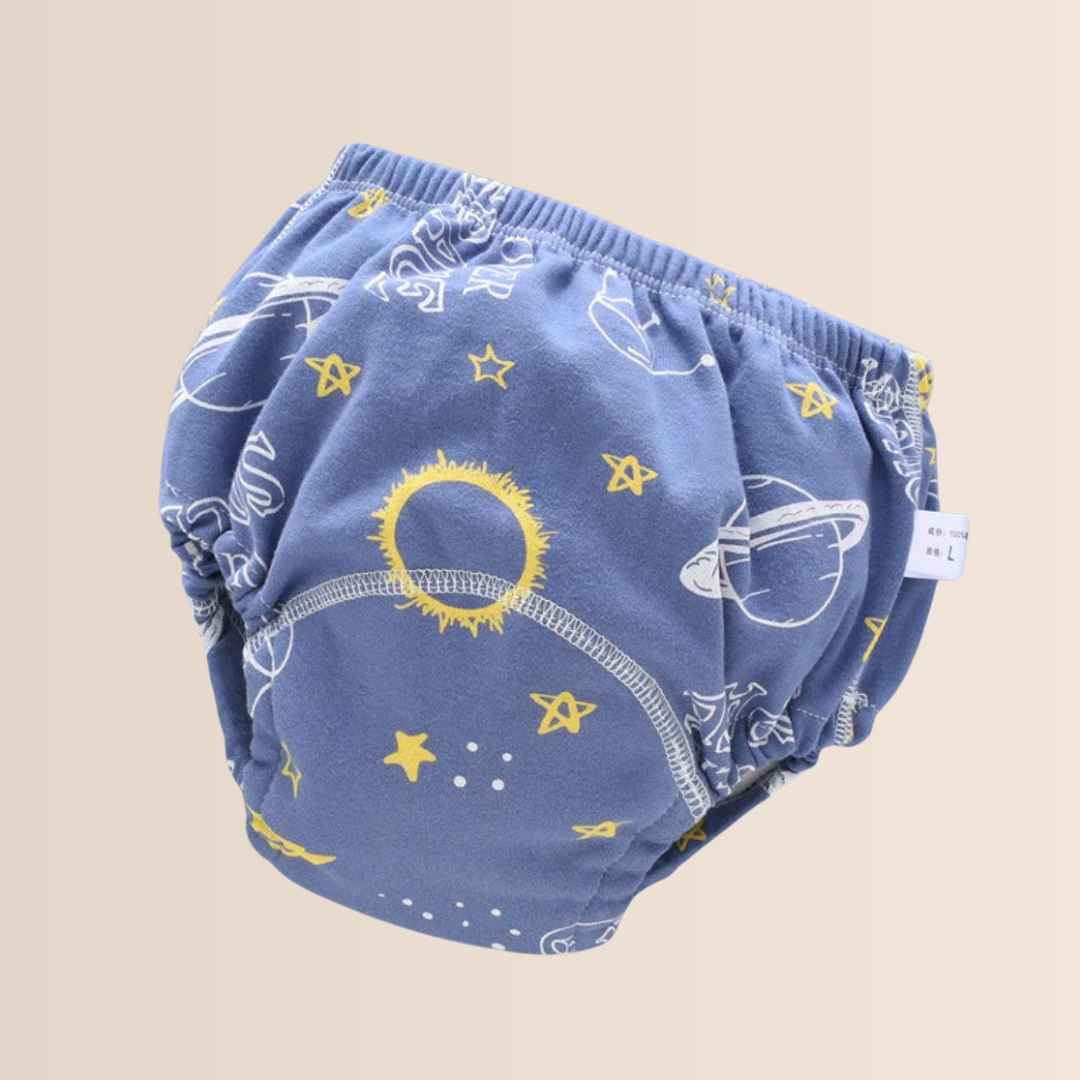 Culottes d'apprentissage réutilisables en coton 6 couches pour bébé