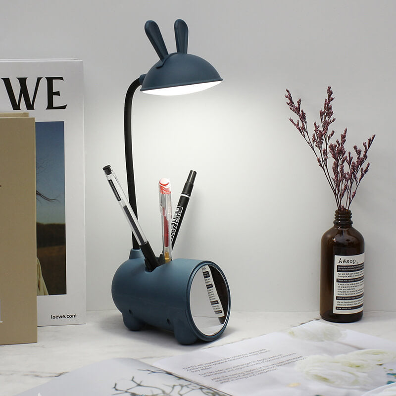 LumiStylish - Lampe de Bureau LED Tactile en Forme de Lapin pour Stylish Workspace