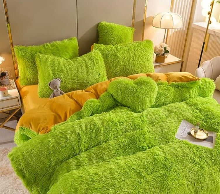 Set (5 pièces) Couvertures Hivernales en Molleton Microfibre Douce