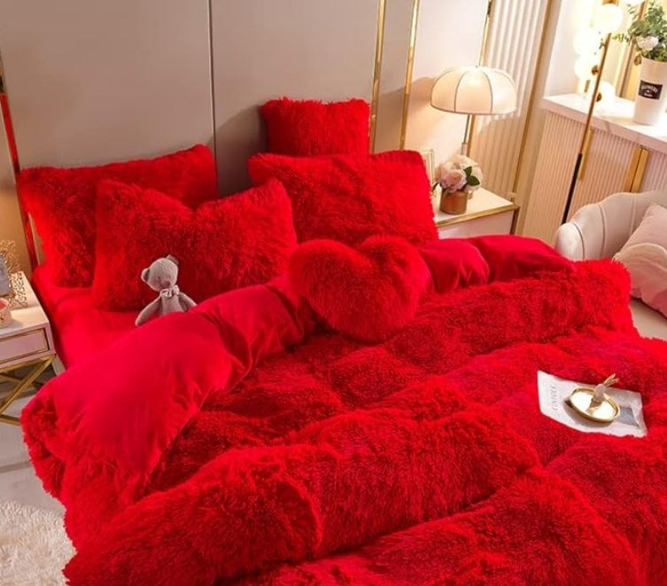 Set (5 pièces) Couvertures Hivernales en Molleton Microfibre Douce