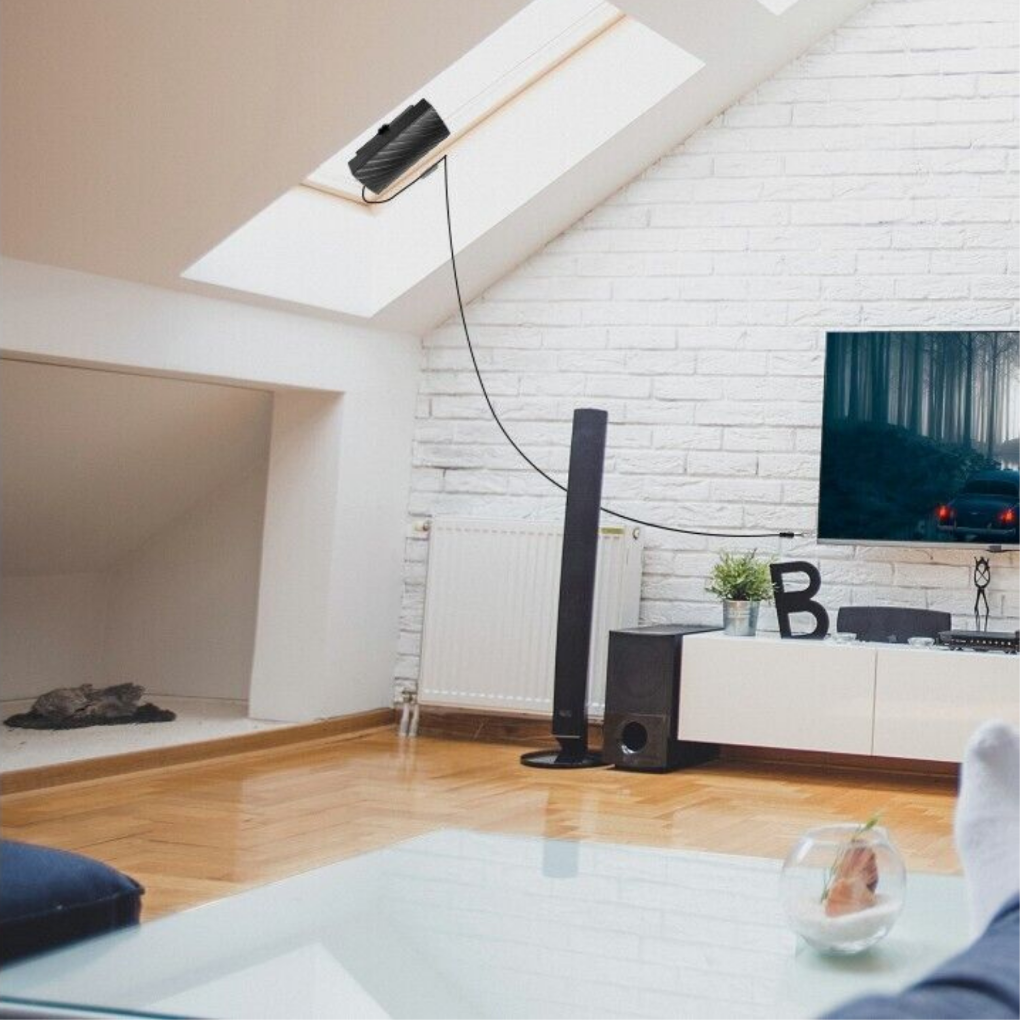Digitale HDTV-4K-Innenantenne mit großer Reichweite