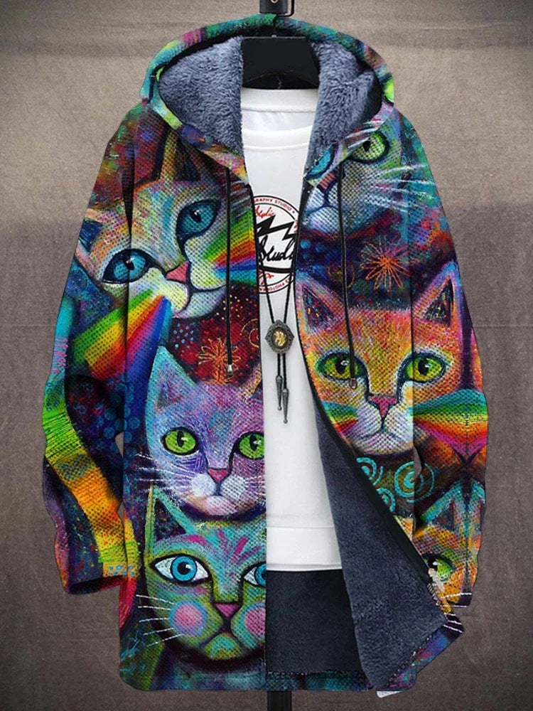 Gilet rétro colorblock pour hommes