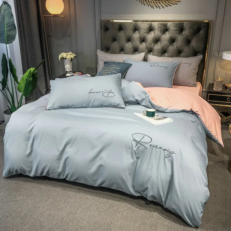 ChicSleep - Housse de Couette en Coton Doux 240x220 pour un Confort Optimal
