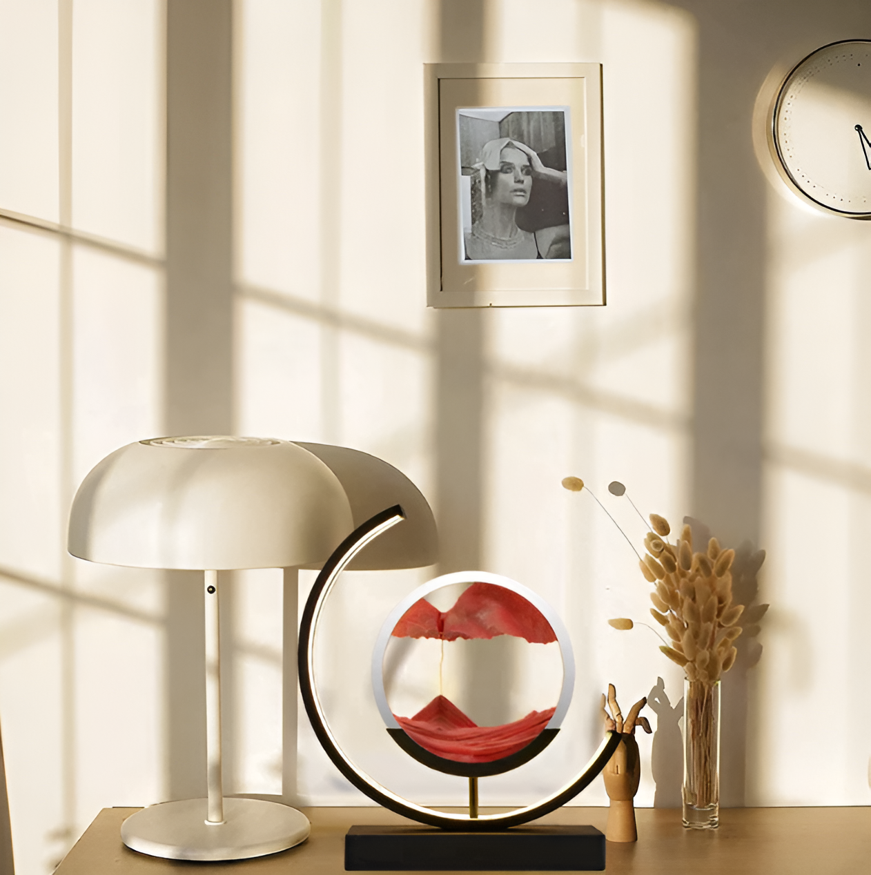 LumiNature - Lampe Décorative LED avec Télécommande & Contrôle App - Dimmable avec 3 Couleurs de Lumière