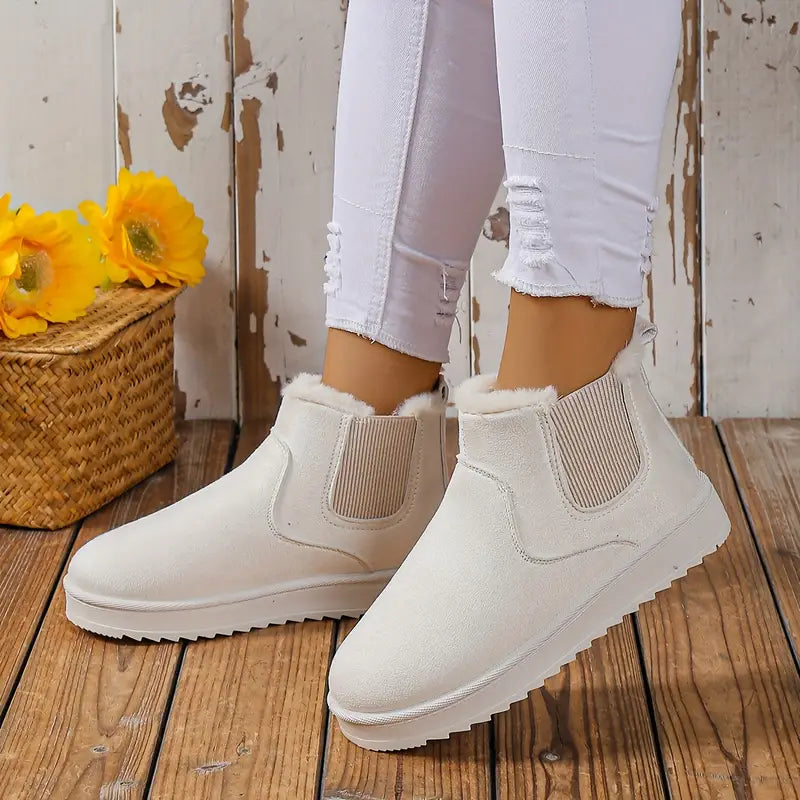 Carla - Chaussures d'Hiver Matelassées et Confortables